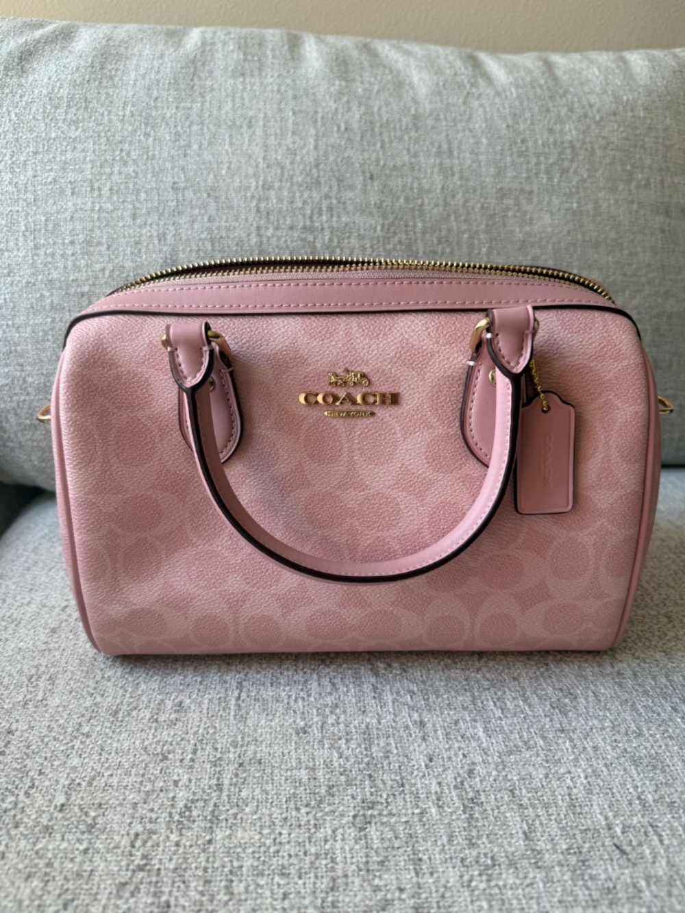 Coach Powder Pink Rowan - Picture 7 of 16